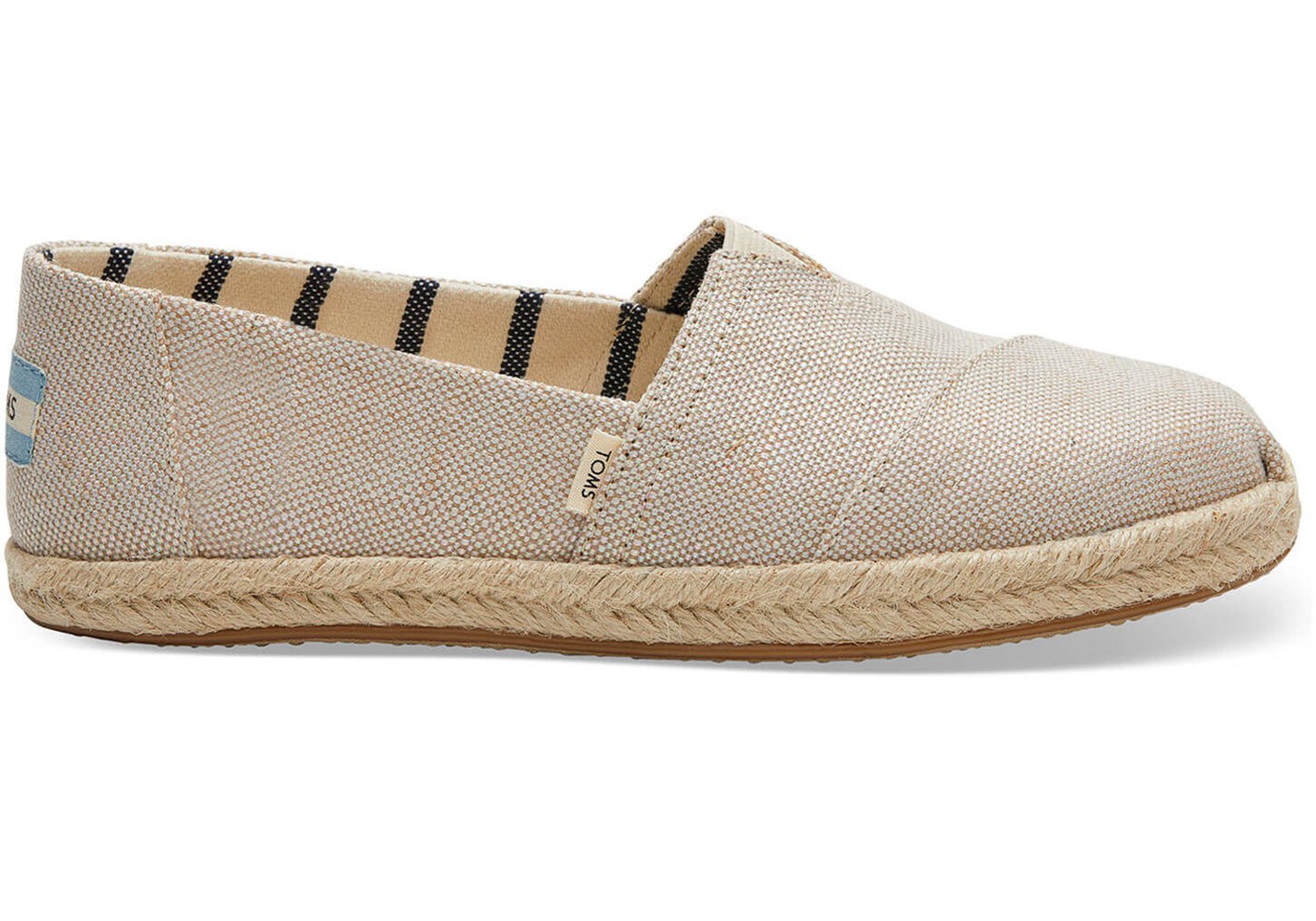 Toms Espadryle Damskie Beżowe - Alpargata Metallic - 47FJCRSZH